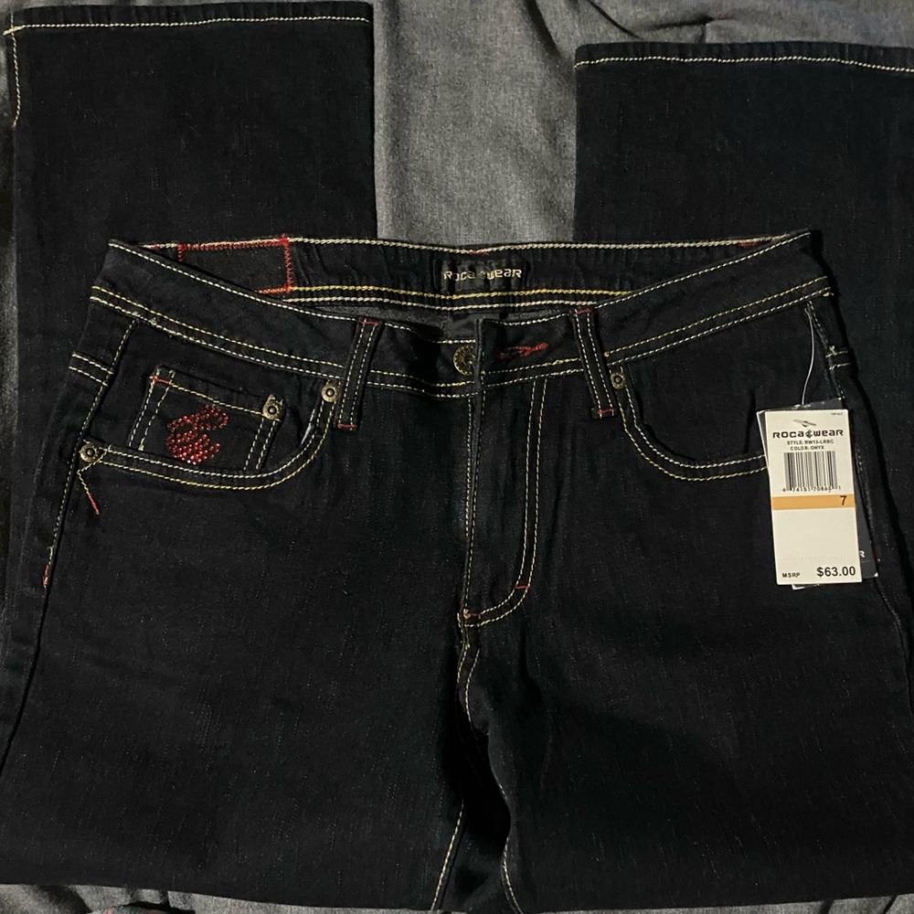Rocawear Onyx Jeans with Contrast Stitching